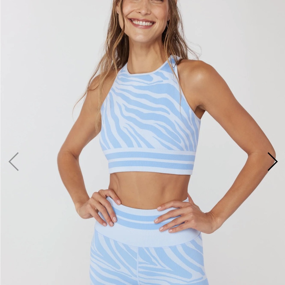 Jacquard Seamless High Neck Bra NWT/Unworn